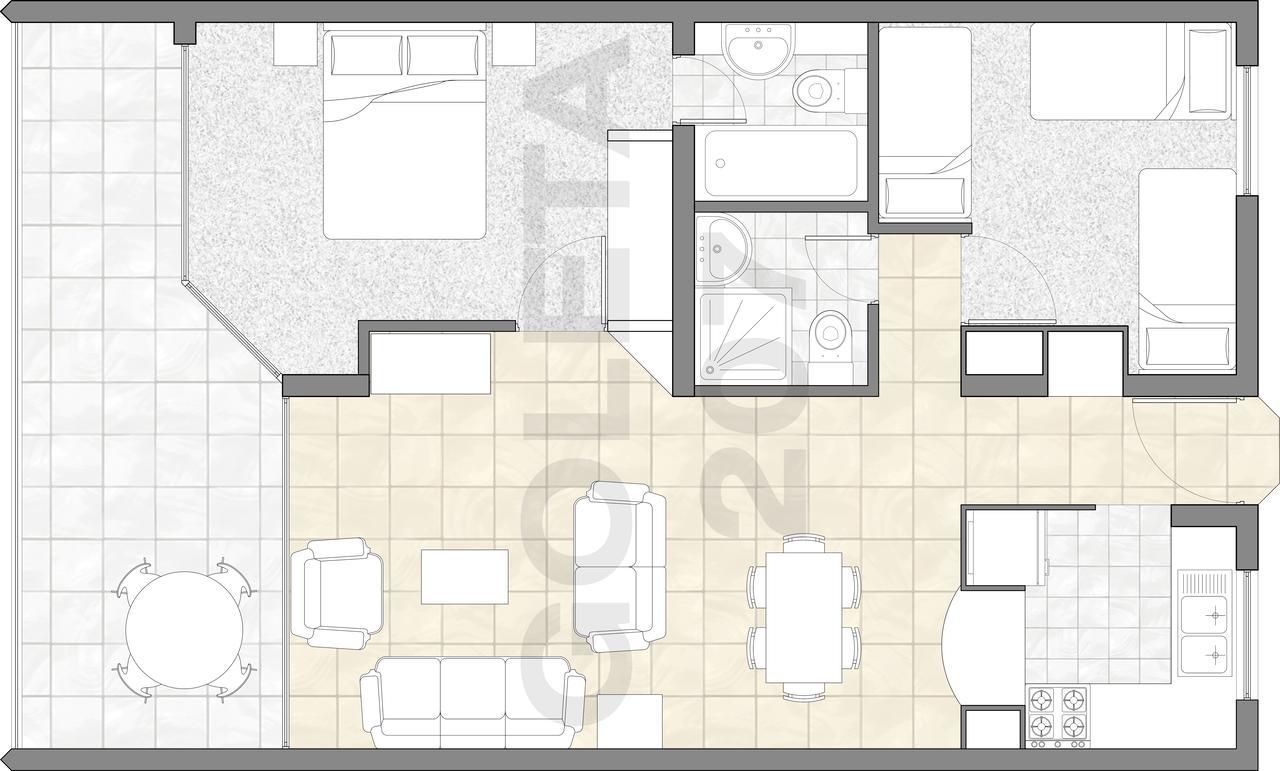 Apartamento San Alfonso del Mar Goleta Algarrobo Exterior foto